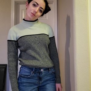 Vintage Mock Neck Long Sleeve